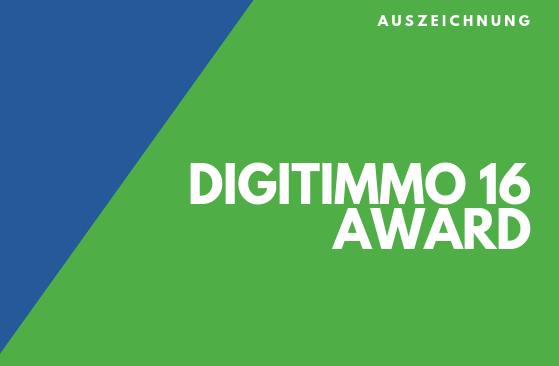 DigitImmo 16 Award smart-me gewinnt DigitImmo 16 Award