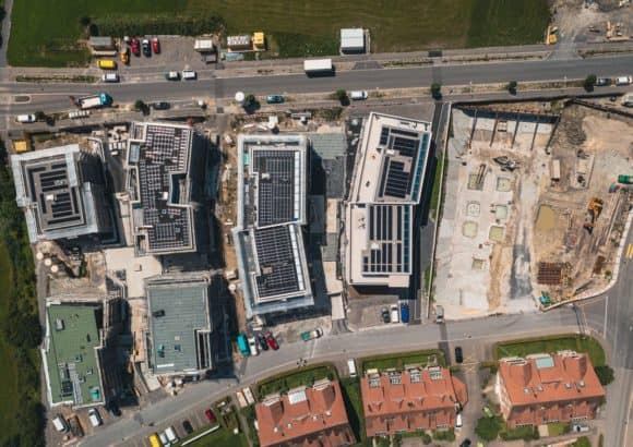 Zimel Areal Überflug